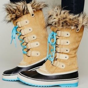Sorel Joan of Arctic Boots Curry/Turquoise